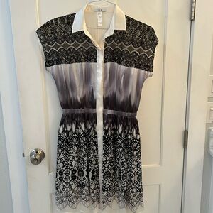 ICB by Prabal Gurung Melting Silk Shirdress